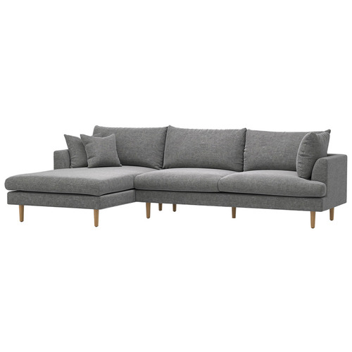 Anthracite Charcoal Avondale 3.5 Seater Sofa with Chaise Temple Webster